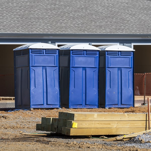 how can i report damages or issues with the portable toilets during my rental period in Brazos Bend Texas